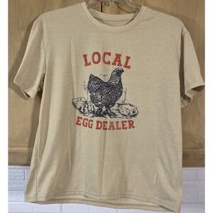 Local Egg Dealer Graphic T-Shirt Size Medium Women's